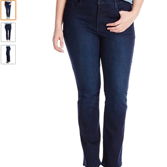 nydj mini bootcut jeans